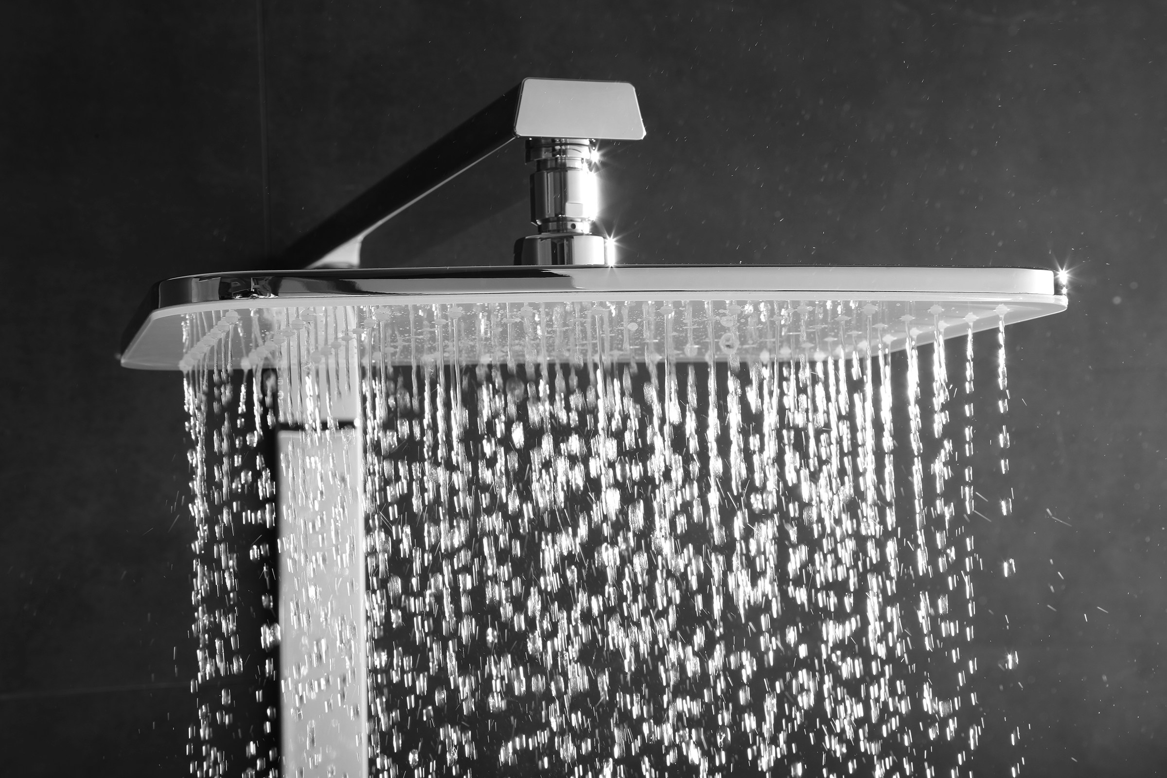 Regendusche Duschkopf rechteckig NT201 - 30 x 22 cm - Farbe Chrom oder Schwarz wählbar Regendusche Duschkopf rechteckig NT201 - 30 x 22 cm - Farbe Chrom oder Schwarz wählbar